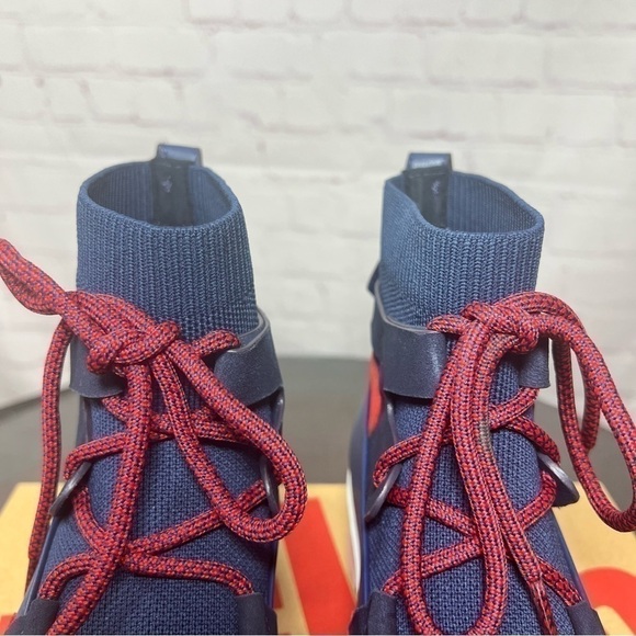 FIT FLOP GLACE KNIT ANKLE BOOTS in midnight blue size 7. - Picture 8 of 15